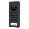 Vaizdo domofono lauko skydelis DoorBird D1101V — 1080p, itin platus 150° horizontalus kampas, IR LED, IP65, IK08, PoE/DC, antracitas