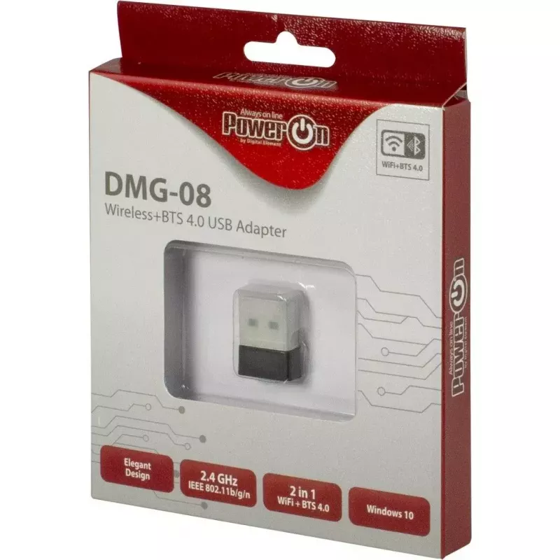 Belaidis adapteris Inter-Tech DMG-08 WLAN Bluetooth 150 Mbit/s