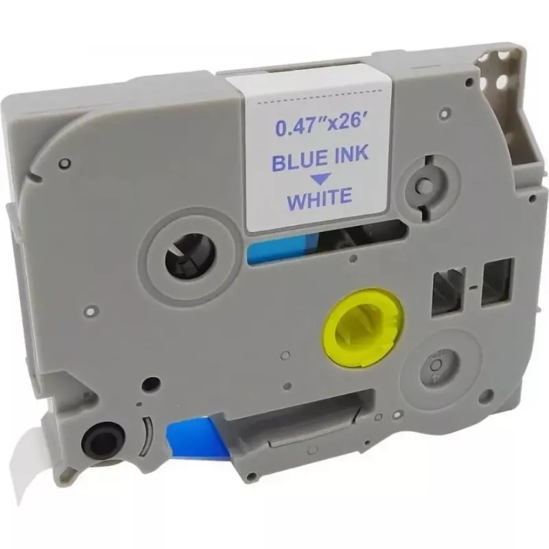 MediaRange plastikinė juostos kasetė Brother TZ-233 12mm 8m mėlyna ant balto