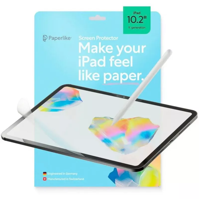 Ekrano apsauga Paperlike 3, skirta iPad 10.2 (2019–2021) PL3-10-19 — matinė, pritaikyta rašikliui