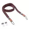 Fotoaparato dirželis Genius C-Rope Traveler skaitmeniniams fotoaparatams, nailoninis, juoda/raudona, maks. ilgis 100 cm