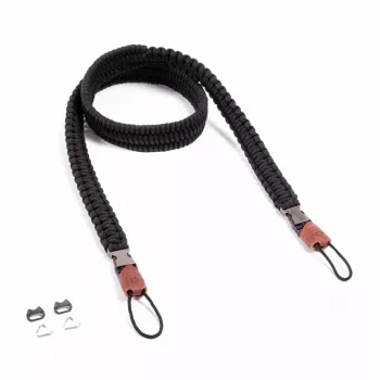 Fotoaparato dirželis HP C-Rope Traveler nailono juodas, skirtas skaitmeniniams fotoaparatams, maks. ilgis 125 cm