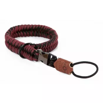 Fotoaparato dirželis MOBOTIX C-Rope The Claw skaitmeniniams fotoaparatams, nailoninis, juodas/raudonas, maks. ilgis 30 cm