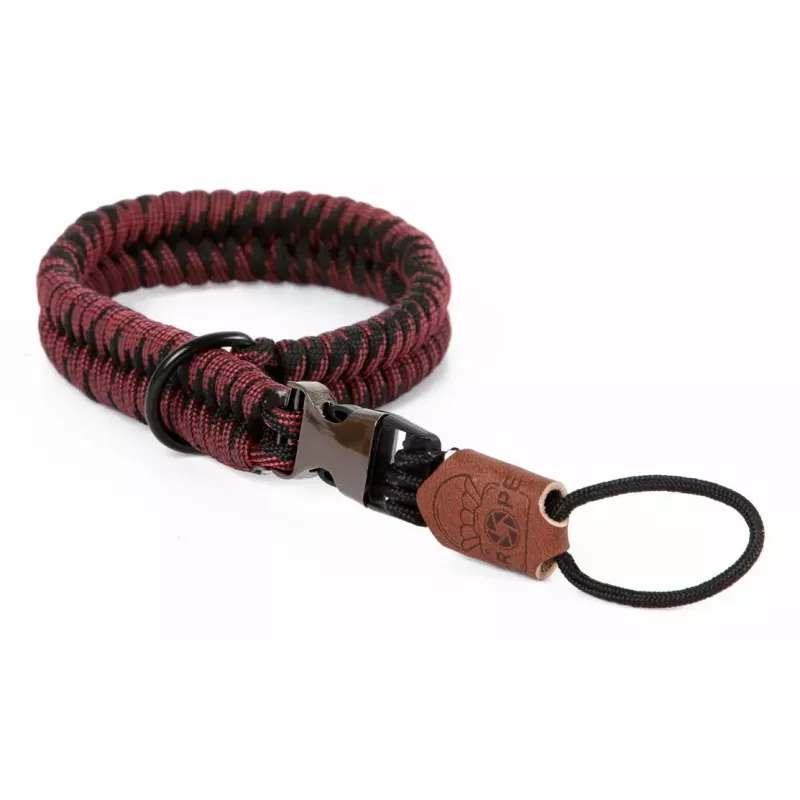 Fotoaparato dirželis MOBOTIX C-Rope The Claw skaitmeniniams fotoaparatams, nailoninis, juodas/raudonas, maks. ilgis 30 cm