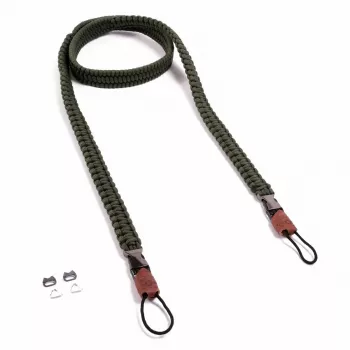 Fotoaparato dirželis BCB C-Rope Traveler skaitmeniniams fotoaparatams, nailonas, alyvuogių spalvos, maks. ilgis 140 cm