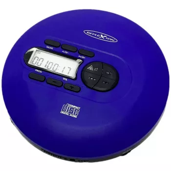 Reflexion DAB radijas PCD540DAB Blue — nešiojamasis skaitmeninis radijas su DAB+/FM, ausinių lizdu, LCD ekranu