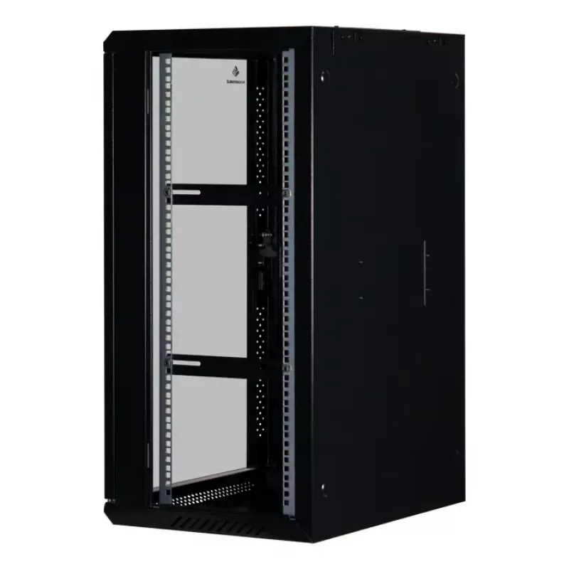 Ant sienos montuojama stovo spinta Rockstable RS19-6418 18U 19 colių grūdintas stiklas