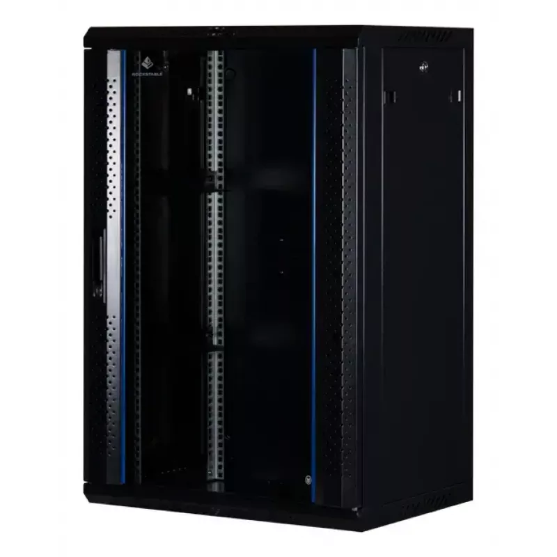 Ant sienos montuojama stovo spinta Rockstable RS19-6418 18U 19 colių grūdintas stiklas
