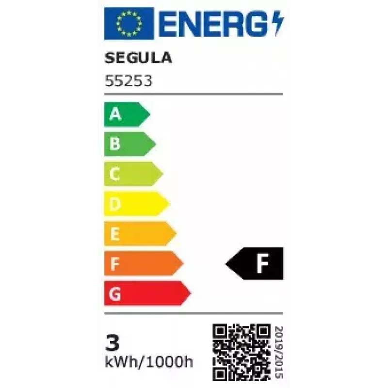 LED lemputė Segula 55253 Šilta balta 2200 K 3 W E27 F