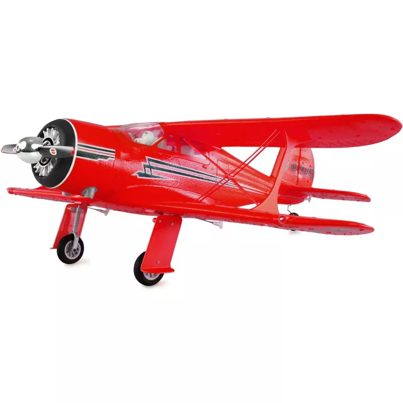 Radijo bangomis valdomas orlaivis Amewi AMXFlight Beech D17s 3D/6G RTF, raudonas, modelis 24143