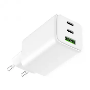 alkaya įkroviklis NEXUS 65W GaN technologija baltas – 65W USB-C PD greitasis įkroviklis