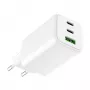 alkaya įkroviklis NEXUS 65W GaN technologija baltas – 65W USB-C PD greitasis įkroviklis