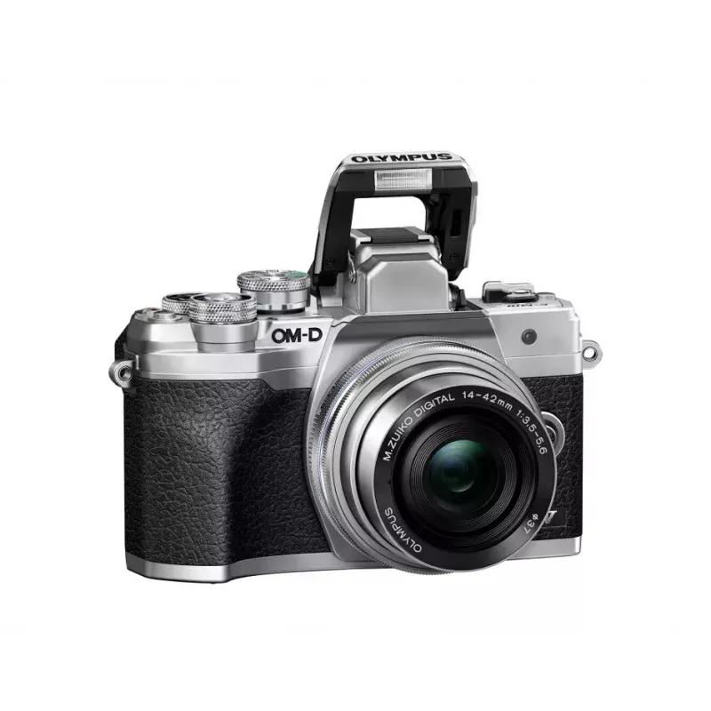 Fotoaparatas Olympus OM-D E-M10 Mark IV MILC 20,3 MP 4/3 colio Sidabrinis