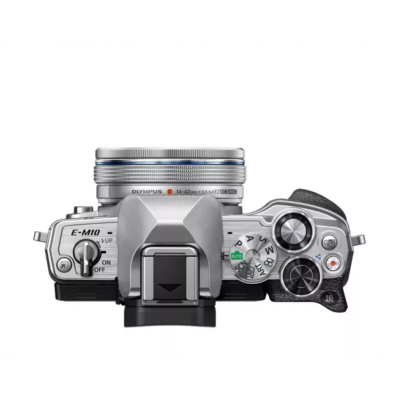 Fotoaparatas Olympus OM-D E-M10 Mark IV MILC 20,3 MP 4/3 colio Sidabrinis