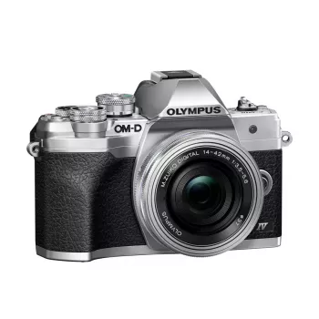 Fotoaparatas Olympus OM-D E-M10 Mark IV MILC 20,3 MP 4/3 colio Sidabrinis