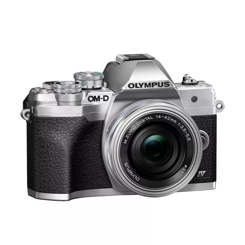 Fotoaparatas Olympus OM-D E-M10 Mark IV MILC 20,3 MP 4/3 colio Sidabrinis