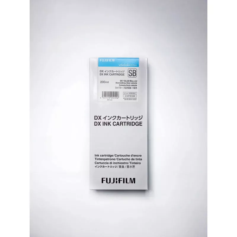 Rašalo kasetė Fujifilm DX 200 ml dangaus mėlyna