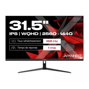 JAPANNEXT JN-IPS315WQHD165F kompiuterio monitorius 80 cm (31,5 colio) 2560 x 1440 pikselių Wide Quad HD LCD juodas
