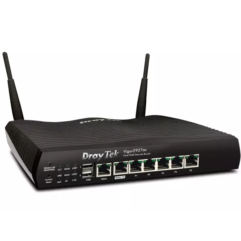 Stalinis maršrutizatorius DrayTek Vigor2927ac Dviejų juostų Wi-Fi 5