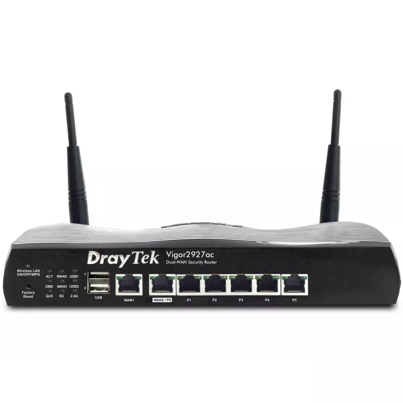 Stalinis maršrutizatorius DrayTek Vigor2927ac Dviejų juostų Wi-Fi 5