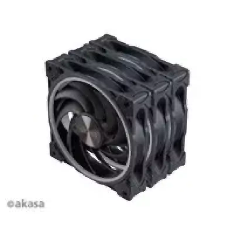 Ašinių korpuso ventiliatorių rinkinys Akasa SOHO AR LED 12 cm RGB, 3 vnt.