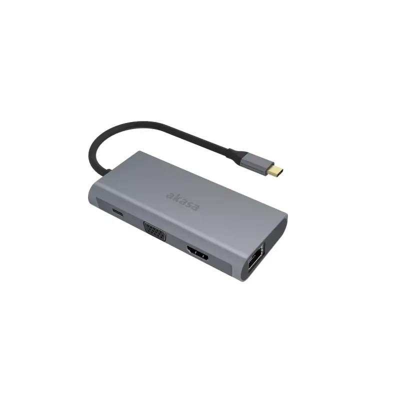 Doking stotelė Akasa USB Type-C 9-in-1