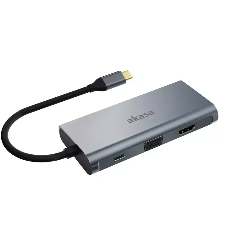 Doking stotelė Akasa USB Type-C 9-in-1