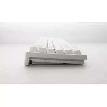 Mechaninė žaidimų klaviatūra Ducky Zero 6108 Pure White su MX Blue jungikliais, US išdėstymas, belaidė