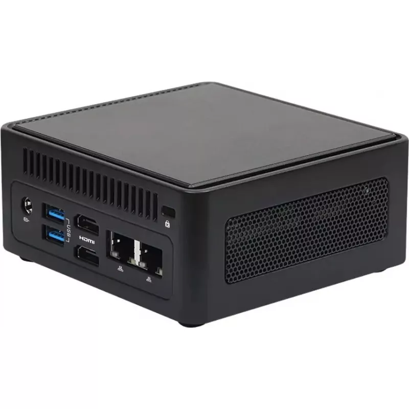 Mini PC barebone ASROCK NUC-Box-225H su HDMI, USB-C, DDR5 palaikymu