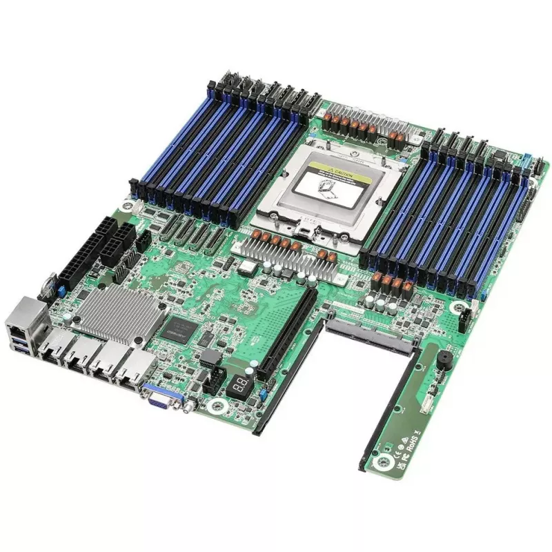 Pagrindinė plokštė ASROCK GENOAD24QM32-2L2T/BCM EEB lizdas SP5, serverio/darbo stoties plokštė, dvigubas 10GbE