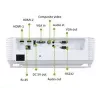 Acer trumpojo metimo projektorius S1387n, WXGA 1280x800, 4000 ANSI, 20 000:1, HDMI/VGA/RJ45, 16 W garsiakalbis, 3,1 kg