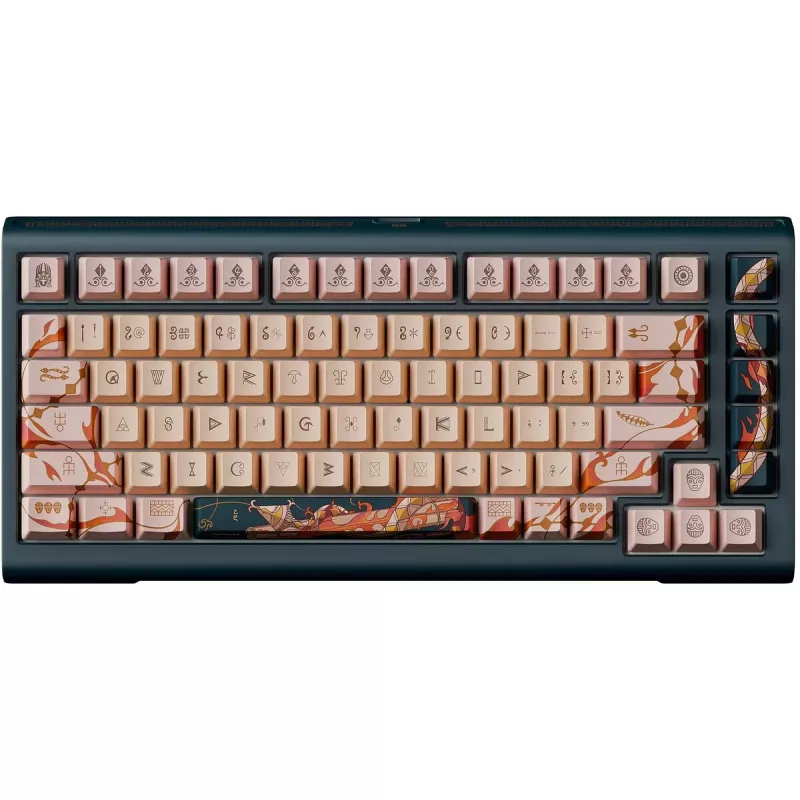 Mechaninė žaidimų klaviatūra Ducky Year of the Snake 2025 MX2A RGB Hot-Swap 75% išdėstymas