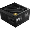 Maitinimo blokas APNX MAX G1 1000W 80 PLUS Gold ATX 3.1 PCIe 5.1 visiškai modulinis kompaktiškas, juodas