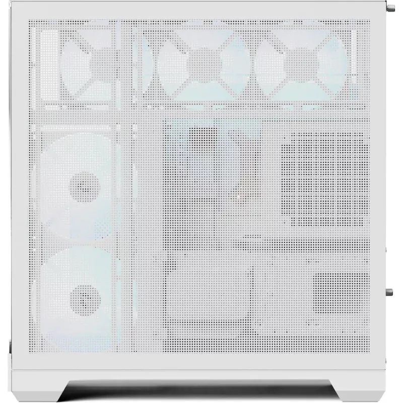 Tower PC korpusas APNX V2-F-WT-v1, baltas, su trimis grūdinto stiklo panelėmis