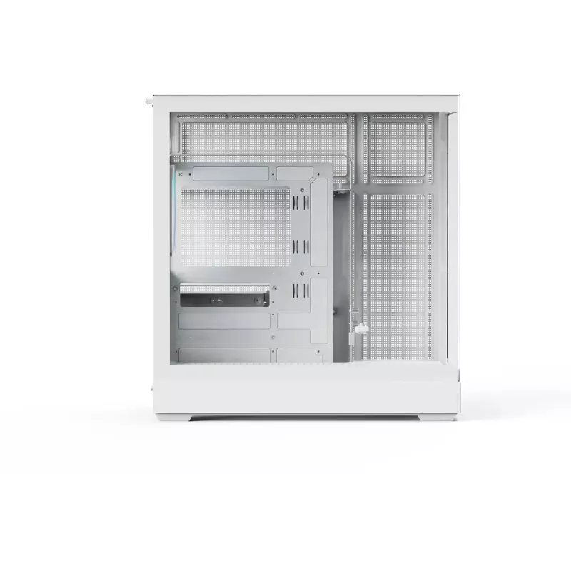 Tower PC korpusas APNX V2-F-WT-v1, baltas, su trimis grūdinto stiklo panelėmis