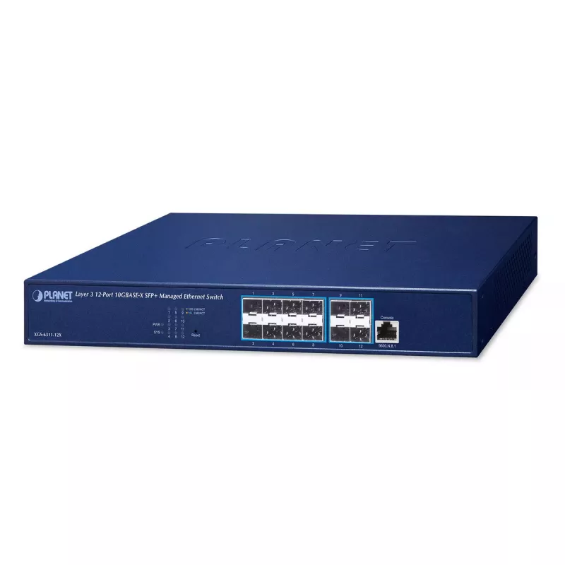 Valdomas komutatorius PLANET XGS-6311-12X L3 12 SFP+ 240 Gbit/s 1U