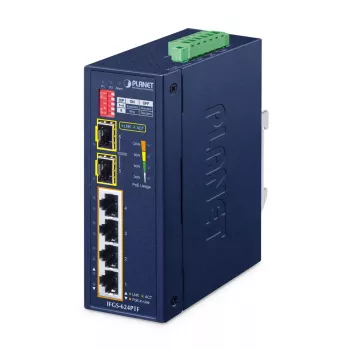 Nevaldomas komutatorius PLANET IFGS-624PTF 4 prievadai Fast Ethernet PoE