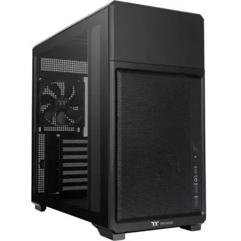 Kompiuterio korpusas THERMALTAKE TR300 TG su grūdinto stiklo šoniniu skydeliu, vidutinio bokšto ATX