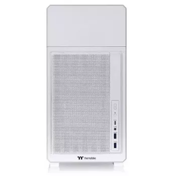 Kompiuterio korpusas THERMALTAKE TR300 TG Snow White mid-tower PC korpusas, grūdinto stiklo šoninis skydelis
