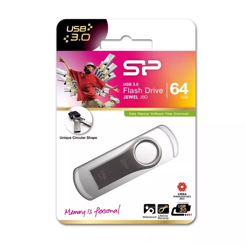 USB atmintukas Silicon Power 64 GB USB Type-A 3.2 Gen 1 Jewel J80