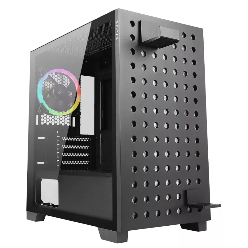 PC korpusas Azza Elise Tower Juoda, Tower, juodas