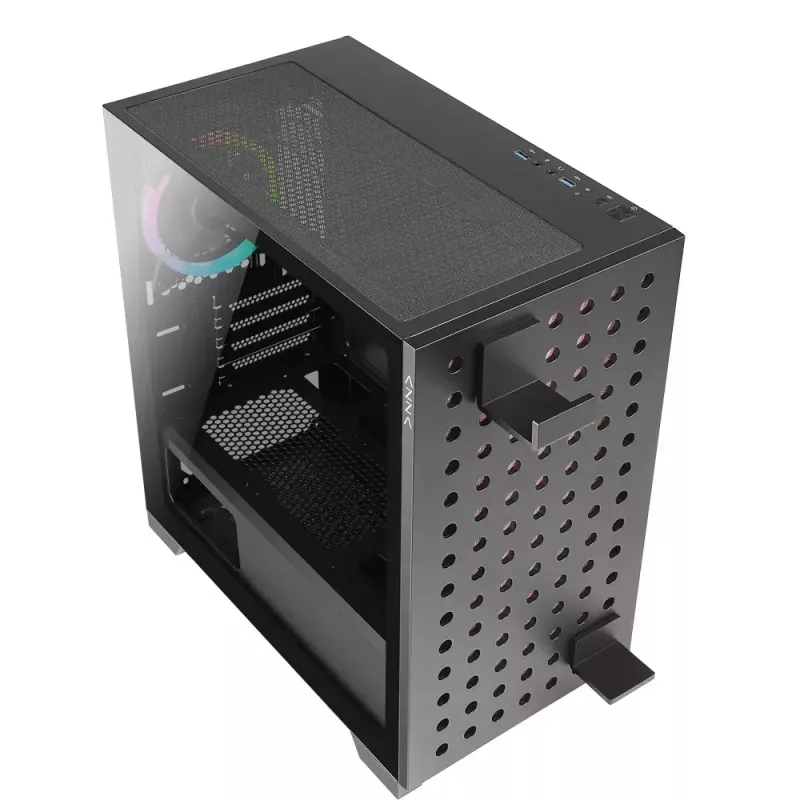 PC korpusas Azza Elise Tower Juoda, Tower, juodas