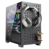 PC korpusas Azza Elise Tower Juoda, Tower, juodas