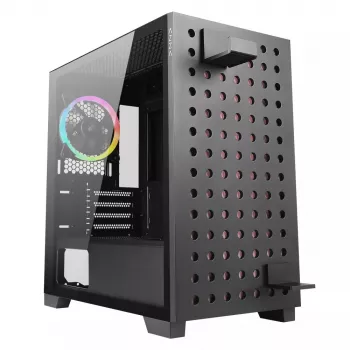 PC korpusas Azza Elise Tower Juoda, Tower, juodas