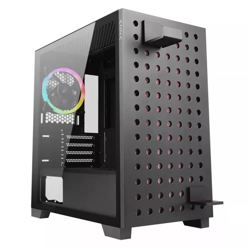 PC korpusas Azza Elise Tower Juoda, Tower, juodas
