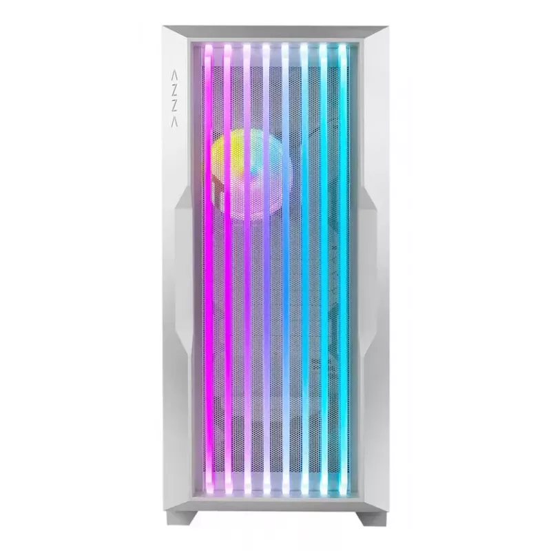 PC korpusas Azza Guardian Glass Midi Tower baltas
