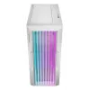 PC korpusas Azza Guardian Glass Midi Tower baltas