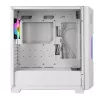 PC korpusas Azza Guardian Glass Midi Tower baltas