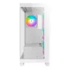 PC Midi Tower AZZA Cove (CSAZ-570W) – juodas, ATX/Micro-ITX/ITX, 3x120 mm šoniniai ventiliatoriai, 1x120 mm galinis ventiliatorius, palaiko 2,5 col. ir 3,5 col. diskus