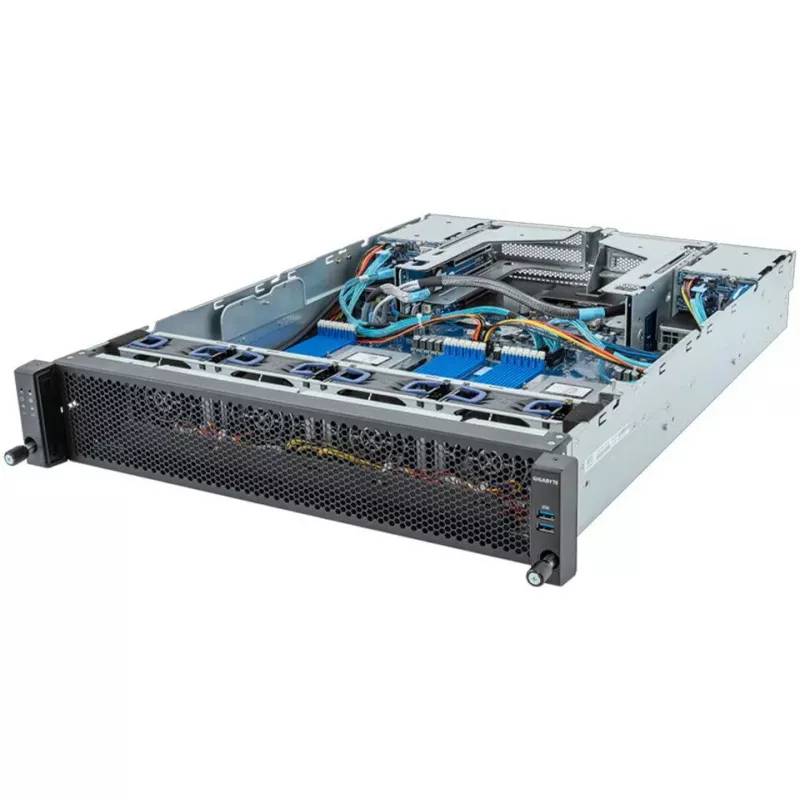 Kompiuterio korpusas Gigabyte Barebone E283-Z90-ACD1 2U juodas
